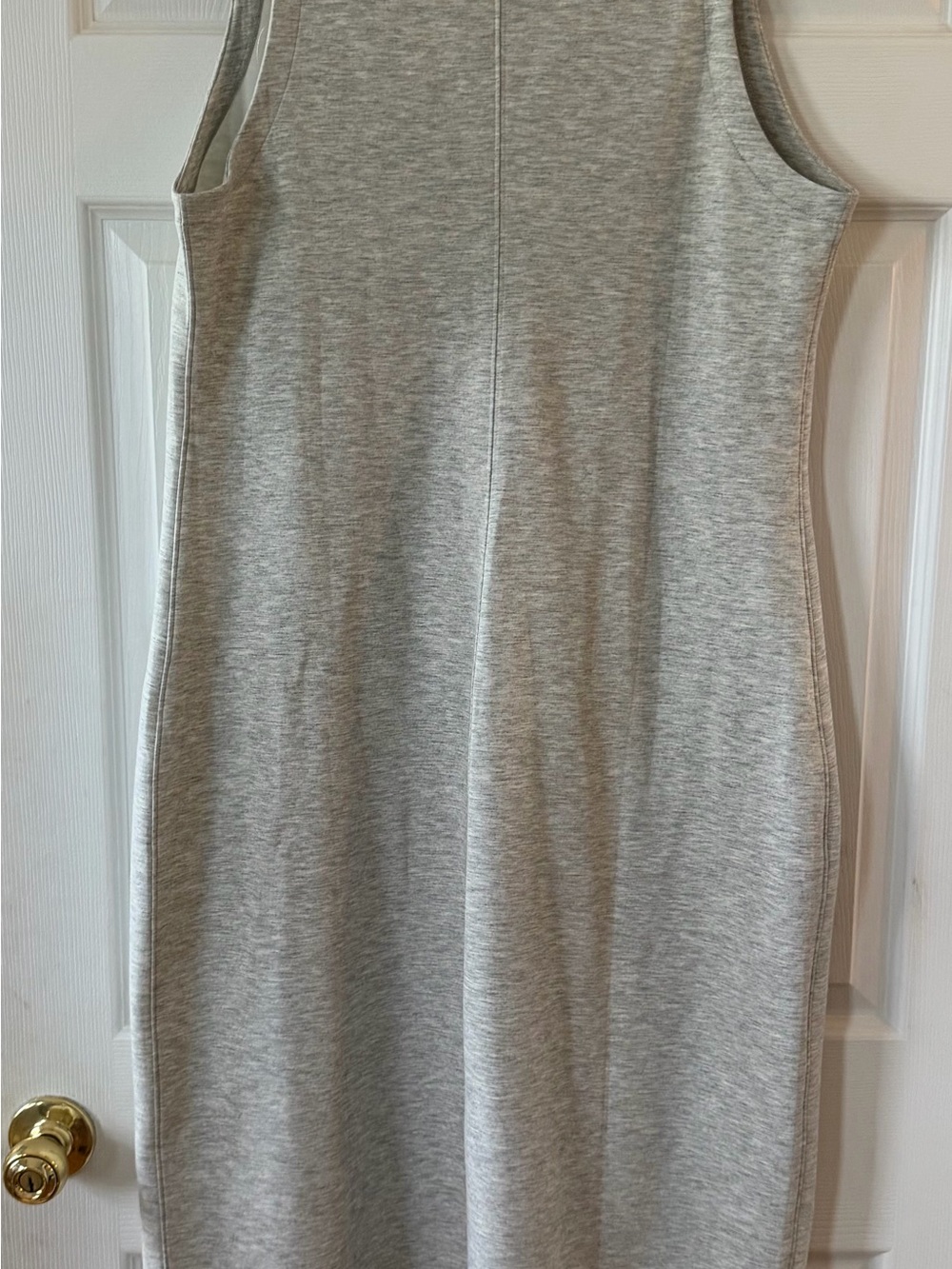 Sleeveless Asymmetrical Heather Grey Dress